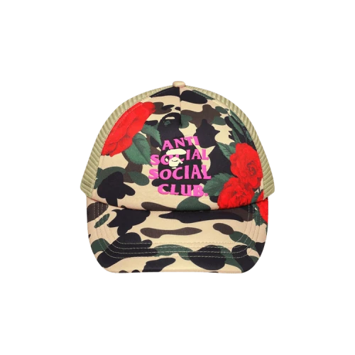 BAPE x Anti Social Social Club Mesh Cap 'Yellow'