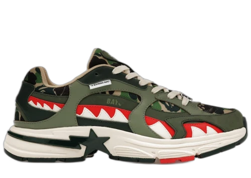 BAPE A Bathing Ape Shark Sta Bored Ape Yacht Club Green