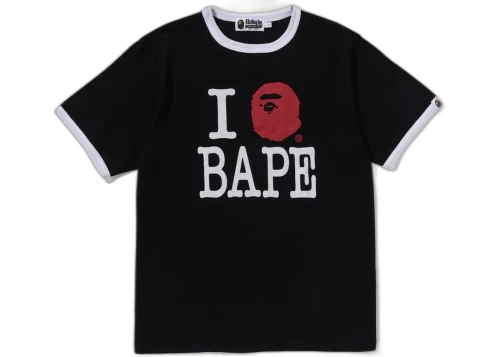 BAPE I Love BAPE Tee Black/White