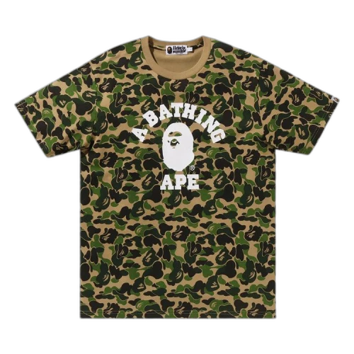 BAPE ABC Camo College Tee 'Green'