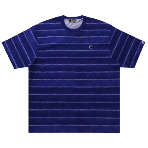BAPE Wave Pattern One Point Relaxed Fit Tee 'Purple'