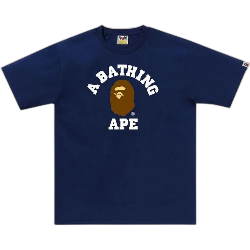 BAPE College Tee 'Navy'