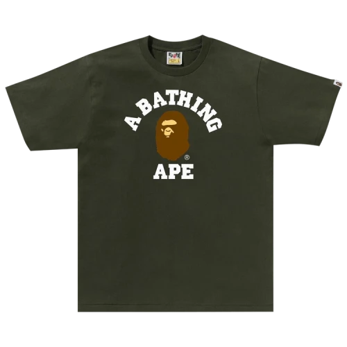 BAPE College Tee 'Olive Drab'