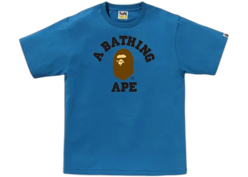 BAPE College Tee (SS24) Blue