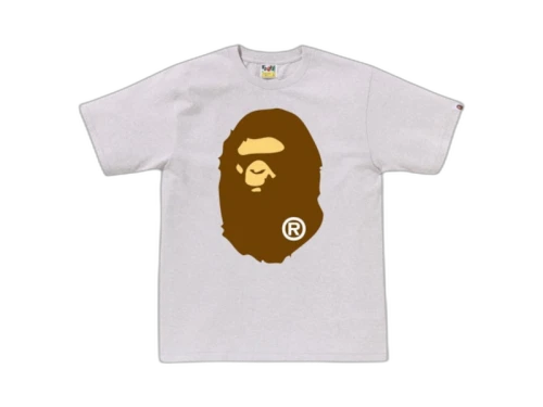 BAPE Big Ape Head T-shirt Light Grey