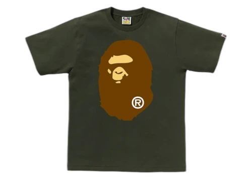 BAPE Big Ape Head Tee Olive Drab