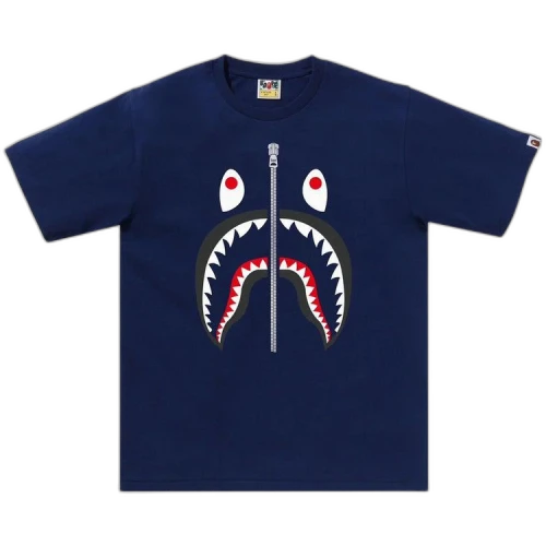 BAPE Shark Tee 'Navy'