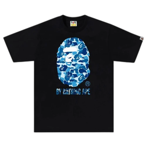 BAPE ABC Camo By Bathing Ape Tee 'Black/Blue'
