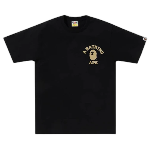 BAPE 1st Camo College ATS Tee 'Black'