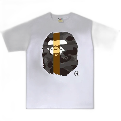 BAPE Color Camo Transform Big Ape Head Tee 'White/Black'
