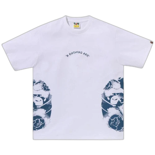 BAPE Japanese Tattoo Side Big Ape Head Tee 'White'