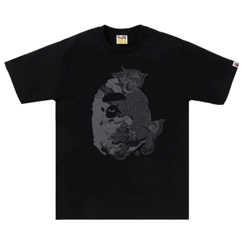 BAPE Japanese Tattoo Big Ape Head Tee 'Black'