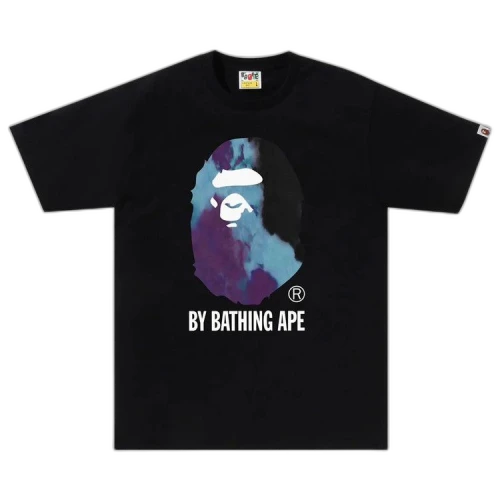 BAPE Tie Dye By Bathing Ape Tee 'Black/Black'