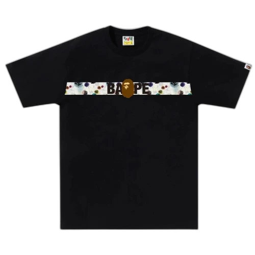 BAPE Floral Camo Tape Tee 'Black'