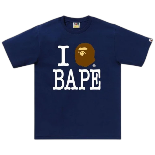 BAPE I Love BAPE Tee 'Navy'