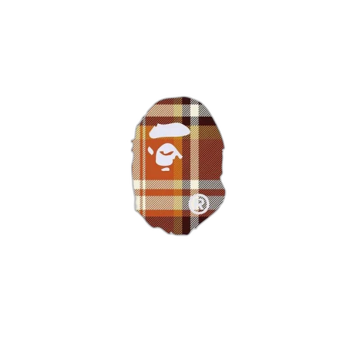 BAPE Check Big Ape Head Tee 'White'
