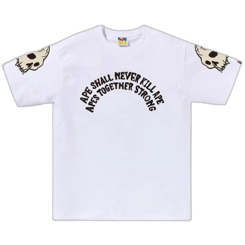 BAPE Souvenir Skull Tee 'White'