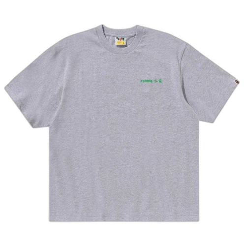 BAPE Water Print Logo Relaxed Fit Tee 'Grey'