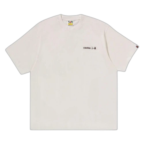 BAPE Water Print Logo Relaxed Fit Tee 'Ivory'