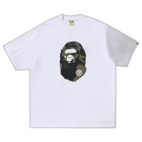 BAPE Shark Seijin Ape Head Relaxed Fit Tee 'White'