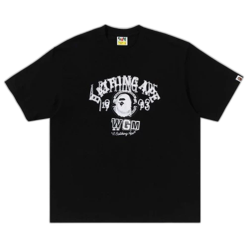 BAPE Layered College Relaxed Fit Tee 'Black'