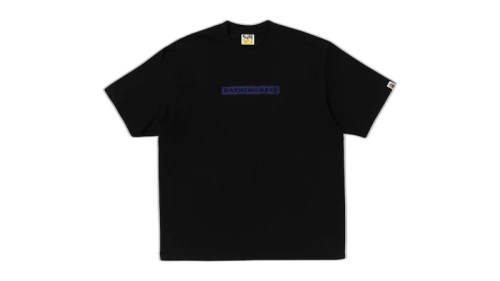 BAPE Screen Print Stencil Logo Relaxed Fit Tee (SS25) Black