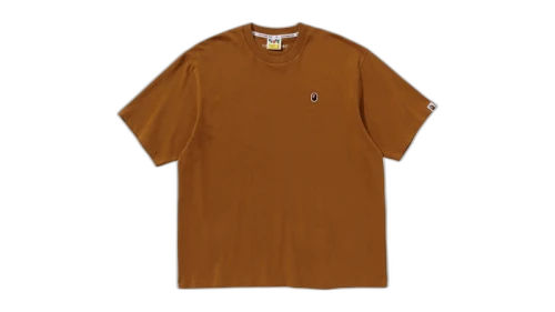 BAPE One Point Relaxed Fit Tee Brown