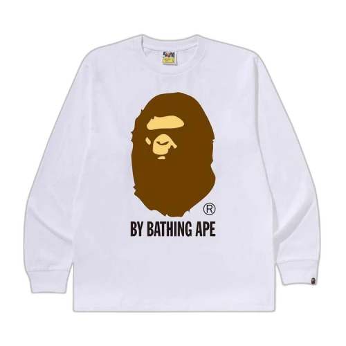 BAPE By Bathing Ape Long-Sleeve Tee 'White'