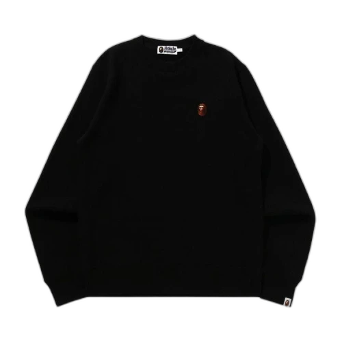 BAPE One Point Crewneck Sweatshirt 'Black'