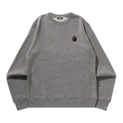 BAPE One Point Crewneck Sweatshirt 'Grey'