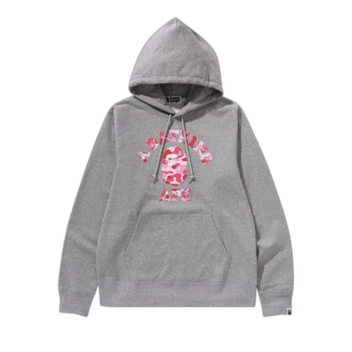 BAPE ABC Camo College Pullover Hoodie 'Grey'