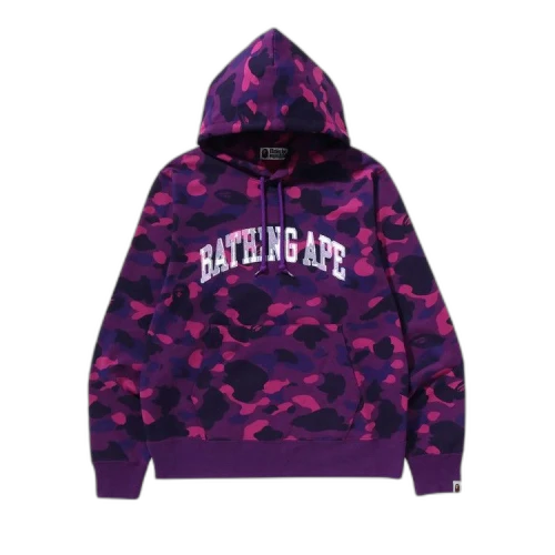 BAPE Color Camo Pullover Hoodie 'Purple'