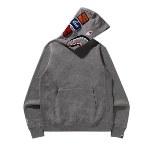 BAPE Shark Pullover Hoodie 'Grey'