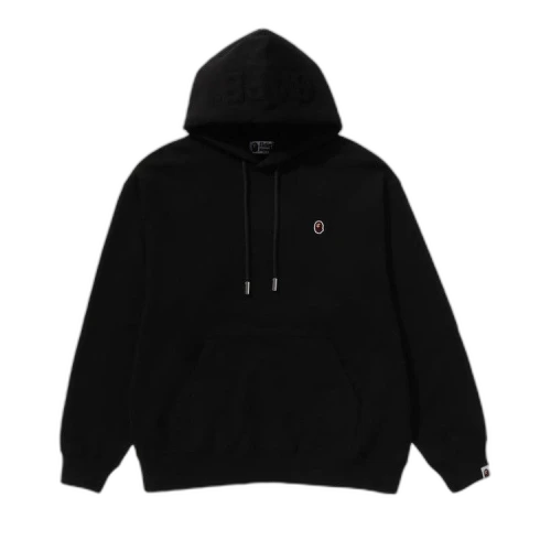 BAPE One Point Relaxed Fit Pullover Hoodie 'Black'
