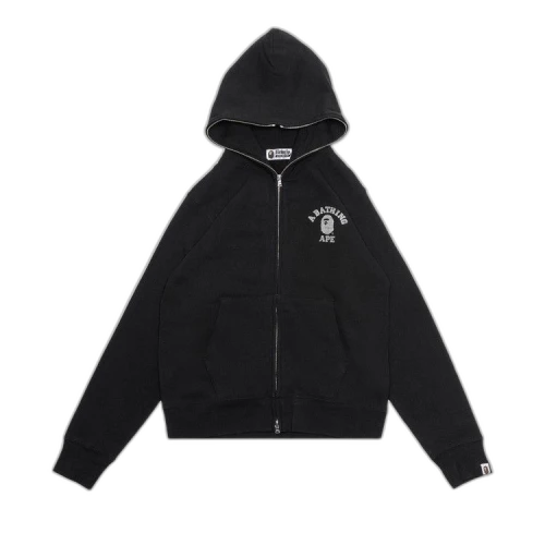 BAPE Over Print Full Zip Hoodie 'Black'