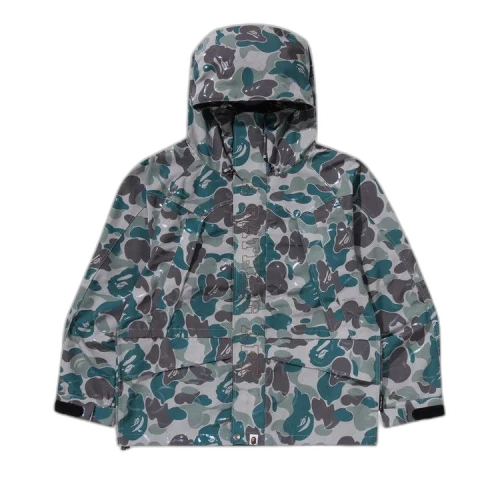 BAPE Laminated Camo Snowboard Jacket 'Beige'