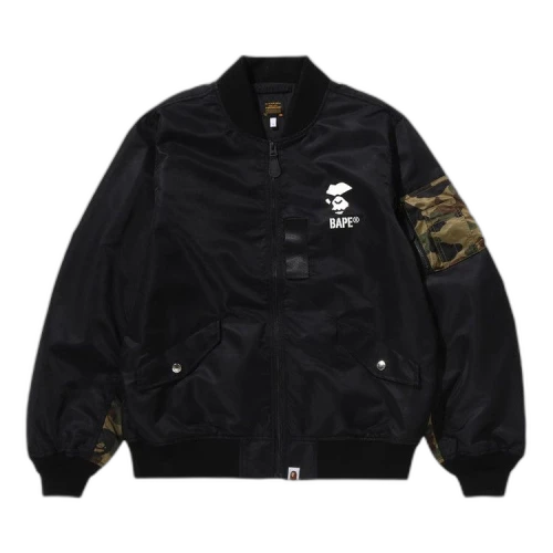 BAPE 1st Camo Bomber Jacket 'Black'