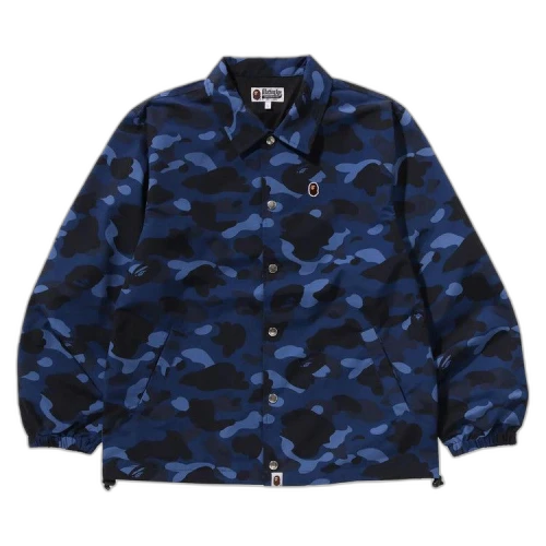 BAPE Color Camo One Point Coach Jacket 'Navy'