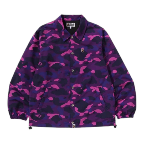 BAPE Color Camo One Point Coach Jacket 'Purple'