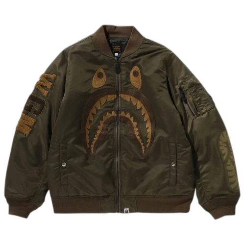 BAPE Shark MA-1 'Olive Drab'