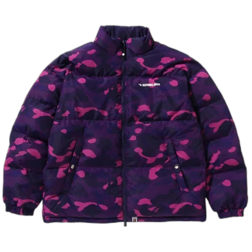 BAPE Color Camo Reversible Down Jacket 'Purple'