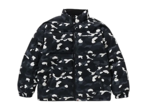 BAPE City Camo Reversible Down Jacket Black