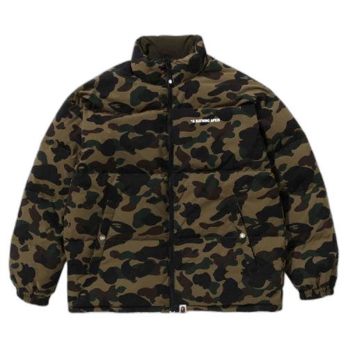 BAPE 1st Camo Reversible Down Jacket 'Green'