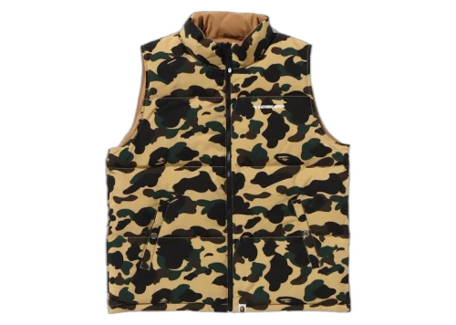 BAPE 1st Camo Reversible Down Vest (FW24) Green