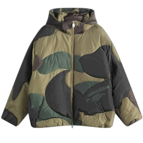 BAPE 1st Camo Nylon Down Jacket 'Green'