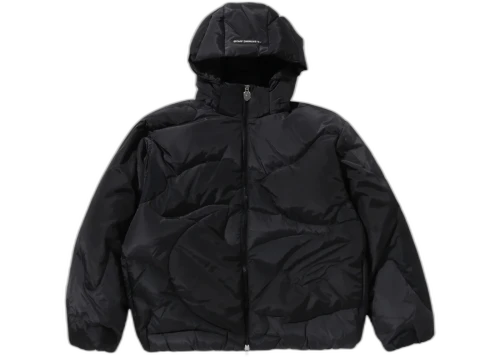 BAPE 1st Camo Nylon Down Jacket Black