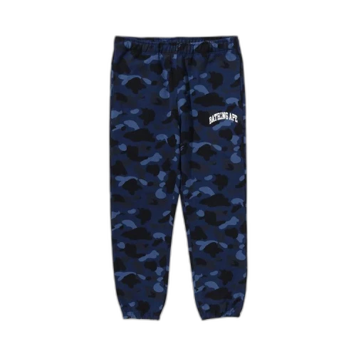 BAPE Color Camo Sweatpants 'Navy'