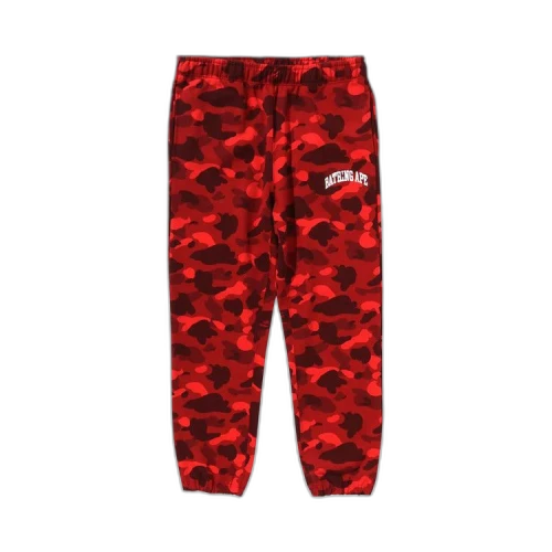 BAPE Color Camo Sweatpants 'Red'