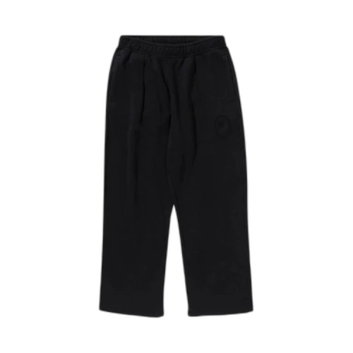 BAPE Garment Dye Oversized Fit Sweatpants 'Black'