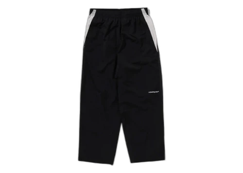 BAPE Nylon Loose Fit Track Pants Black